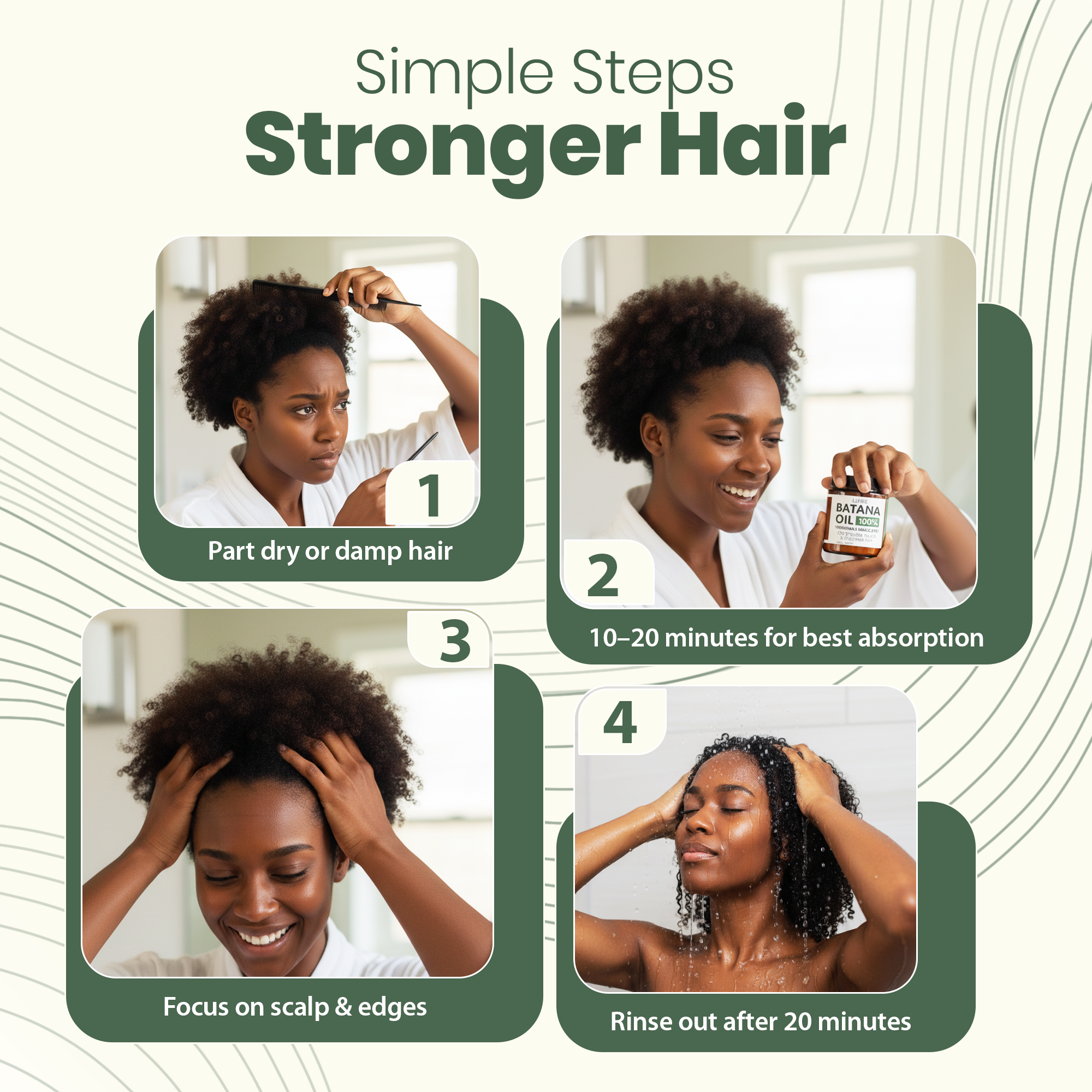 Batana Natural Hair Growth Oil